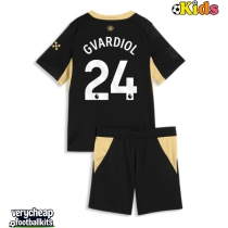 Manchester City Josko Gvardiol #24 Replica Away Minikit 2026-27 Short Sleeve (+ pants)